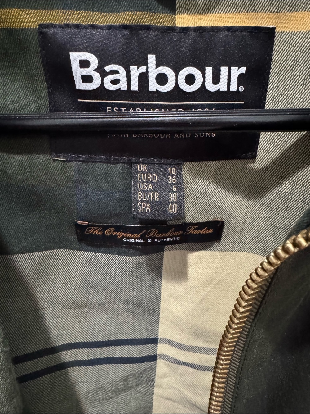NWOT Barbour Arlene Waxed Jacket - Picture 6 of 7